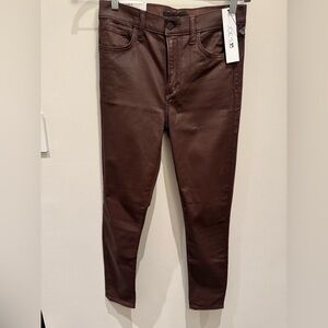 NWT- Joe’s The Charlie High Rise Skinny Ankle Brown Pants Size 28